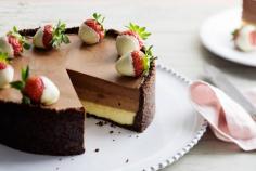 Triple chocolate cheesecake main image