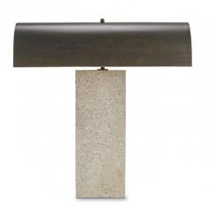 NEW Bravura Table Lamp | Currey & Company #hpmkt #lamp #concrete #industrial #simple www.curreycodeale...