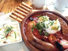 Tagine with poached eggs at Cafe Medina in Vancouver. #breakfast #eggs #wishlist