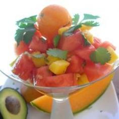 Melon, Mango, and Avocado Salad Allrecipes.com