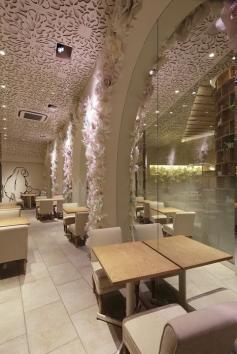 Yocco's French Toast Cafe, Japan designed by Bayleaf Design