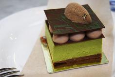 Green tea kalamanzi & muscovado Sugar at Chez Dré in Melbourne, Australia. #dessert #wishlist