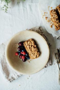 summer squash + banana-oat loaf