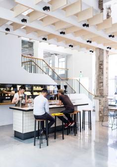 Paramount Coffee in Sydney's newly restored Paramount House. Photo by Phu Tang for thedesignfiles.net