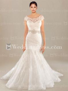 Casual Informal Lace Wedding Dress #weddingdresses #lace
