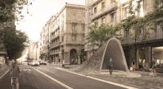 Propuesta de BABELstudio para las bocas de metro de Donostia.