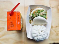 Fried Silky Tofu Gua Bao and Choi Bao at Wonderbao in Melbourne, Australia. #wishlist