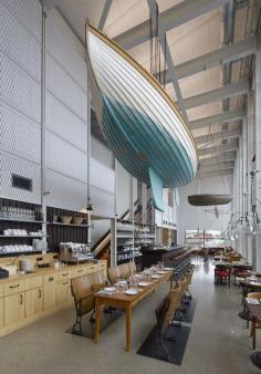 A Marine-Inspired Restaurant in Stockholm by Izabella Simmons
