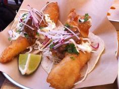 Baja fish tacos at Grand Electric in Toronto. #tacos #seafood #fishtacos #wishlist