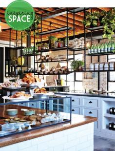inspiration for our home. This is a cafe called The Grounds in Sydney. I love the rustic industrial style.