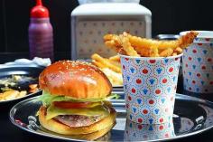 Huxtaburger and chipotle fries at Huxtaburger in Melbourne, Australia. #burgers #fries #wishlist
