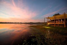 Queensland, uur tent westen van Cairns. Jabiru safari lodge in Mareeba. Ecolodge.