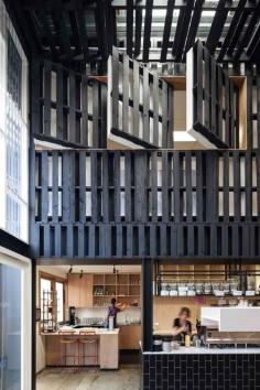 Beans Café & Roastery by Figureground Architecture in Melbourne | www.yellowtrace.c...
