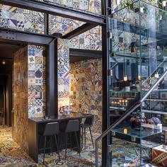 Colourful handmade Mexican ceramic tiles have been used to up the energy of the lobby area, and while things are still dark in the dining area, it’s the pleasant dimness of an intimate corner, rather than the eerie blackness of a catacomb...