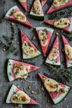 Watermelon Grilled Cheese by cookrepublic #Watermelon #Cheese