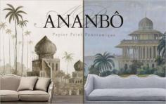 Ananbô - hand painted on rolls of silk and paper
