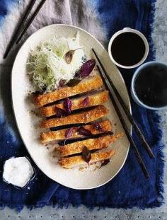 Adam Liaw's tonkatsu and chicken doria