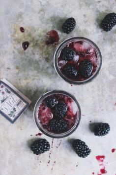 Blackberry Sage Jam Cocktails
