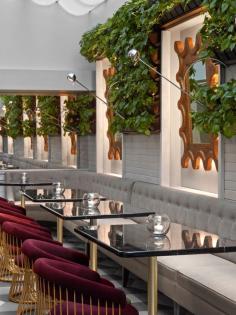 Harlow Restaurant, New York designed by Meyer Davis Studio