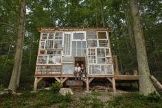 Recycled Window House by Nick Olson & Lilah Horwitz | www.yellowtrace.c...