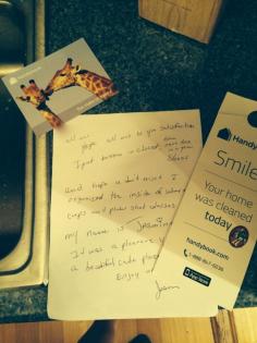 Handwritten notes from brands?? We love it! #Branding #CustomerExperience   Thanks for sharing with us, @Janelle Pelli!