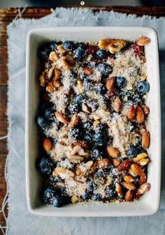 Millet baked with berries, spices and nuts / Marta Greber
