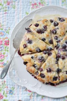 blueberry almond meal shortcake