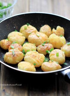 Sautéed salt and pepper small Potatoes