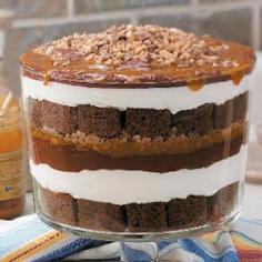 Caramel Chocolate Trifle - making this for Mother's Day this weekend. Looks and sounds delicious!