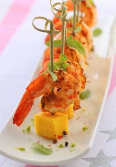 Spicy Mango Shrimp Tapas Recipe
