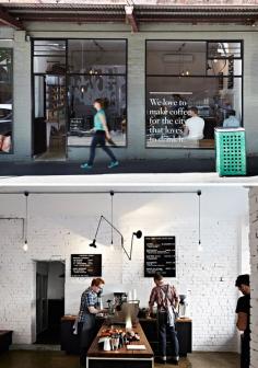 I miss cafes in my hometown - Market Lane – Therry st, Melbourne CBD.  Interior styling / design detail by Claire Larritt-Evans www.larritt-evans...