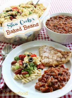 Yesterfood : Slow Cooker Baked Beans