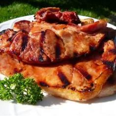 Doreen's Ham Slices on the Grill Allrecipes.com