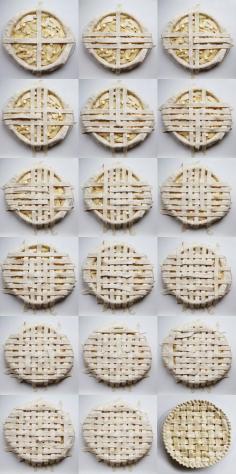 How to make a lattice pie