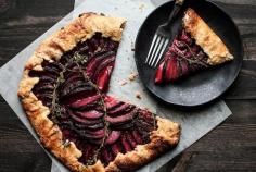 Plum Almond Galette