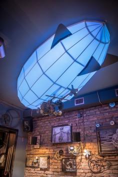 Zeppeline Steampunk Joben Bistro Pub Inspired by Jules Verne’s Fictional Stories