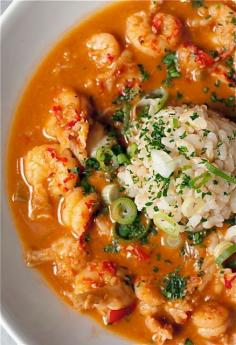 Crawfish Cardinal, a modified version of Crawfish Etouffée, recipe compliments of Antoine's Restaurant in New Orleans