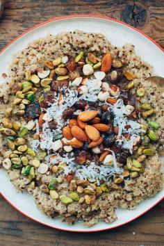 Coconut Quinoa with Dates & Nuts