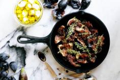 Baked Figs With Balsamic and Feta