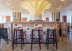 Chicken Dance: Art at the Hard Rock Hotel Ibiza | Companies | Interior Design | counter tiles