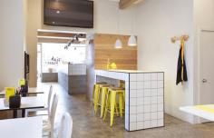 The Fish Market fitout designed by CoLAB has used White Smoked American Oak on feature walls throughout.  www.royaloakfloor...