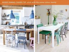 10 Style Tips for Pulling Off a Mix & Match Dining Set