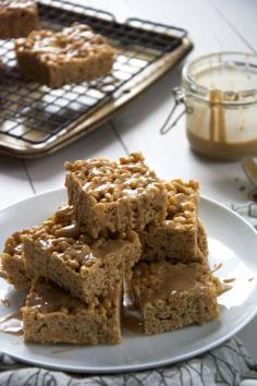 PUMPKIN PIE RICE KRISPIES WITH FRENCH TOAST GLAZE