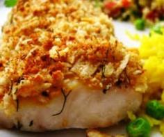 Oven Baked Crusted Trout Fillets Recipe