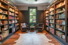 Michelle Williams Brooklyn Townhouse library