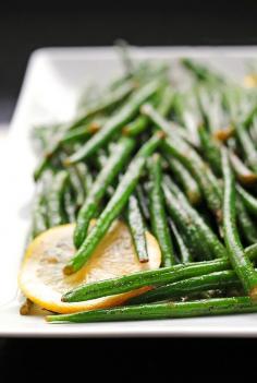 Simple Garlic Lemon Green Beans