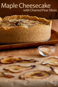
                        
                            maple cheesecake with pears
                        
                    