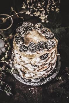 
                        
                            blackberry apple crepe cake with lavender caramel
                        
                    