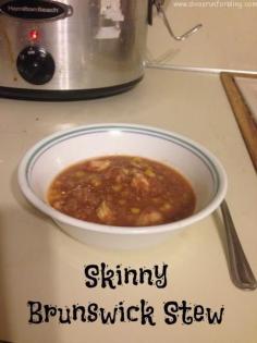 Recipe Thursday - a weekly series where I share a healthy recipe. This week is a healthy version of brunswick stew: Skinny Crockpot Brunswick Stew