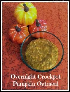 It's time for another edition of the Diva Pumpkin Party! Today I am sharing another yummy healthy fall recipe - Overnight Crockpot Pumpkin Oatmeal.